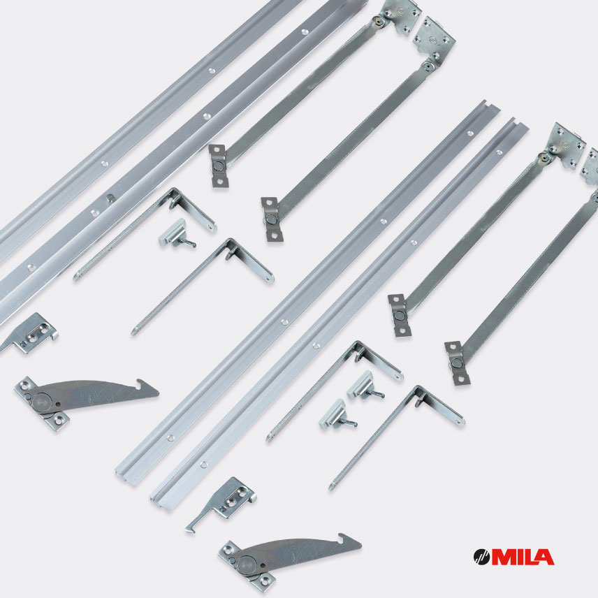 MILA M-7 Sideswing Hardware for Reversible Windows